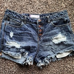 Denim Shorts - Destroyed